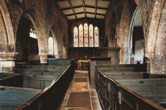 Interior of Holy Trinity Parish Church with box pews. Photograph from TripAdvisor --https://www.tripadvisor.com/Attraction_Review-g186346-d2181547-Reviews-Holy_Trinity_Church-York_North_Yorkshire_England.html