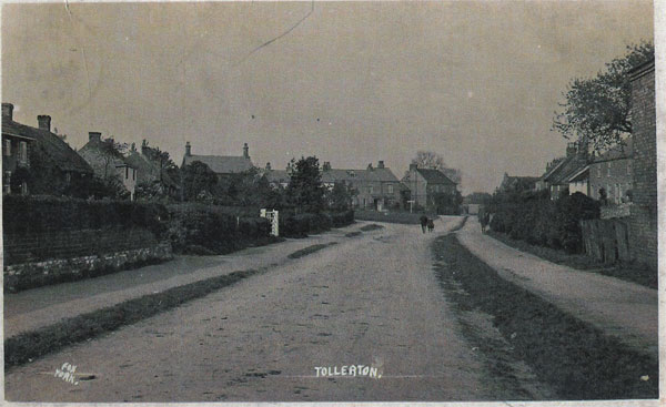 Tollerton Main Street towards Village Green