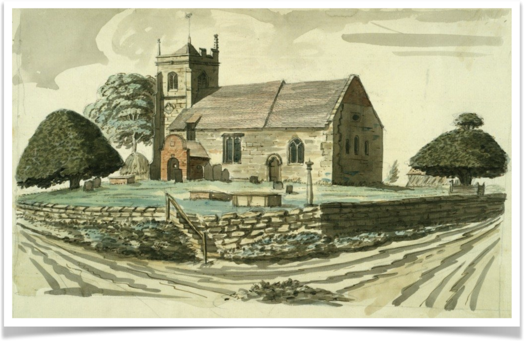 Holy Trinity Church, Dawley Magna, Shropshire, c1800