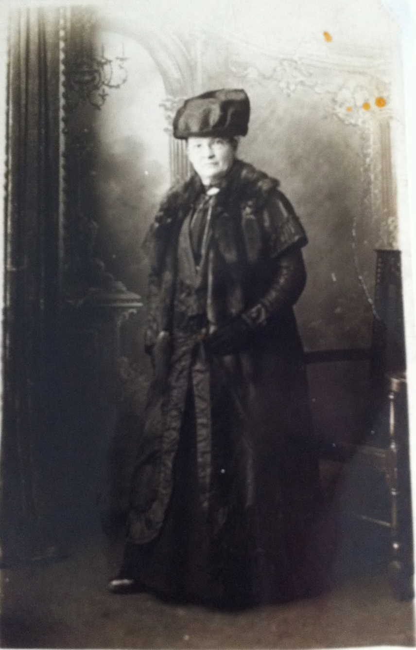 Ann Bowness (1855-1928), wife of William Clark in Victorian Widower Fashion. 