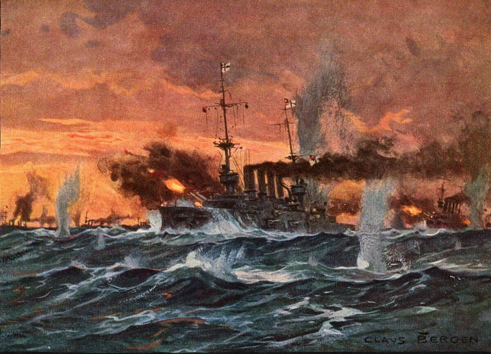 Battle of Coronel by Talus Bergen